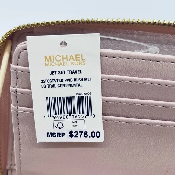 Michael Kors Large Continental Wallet Wristlet